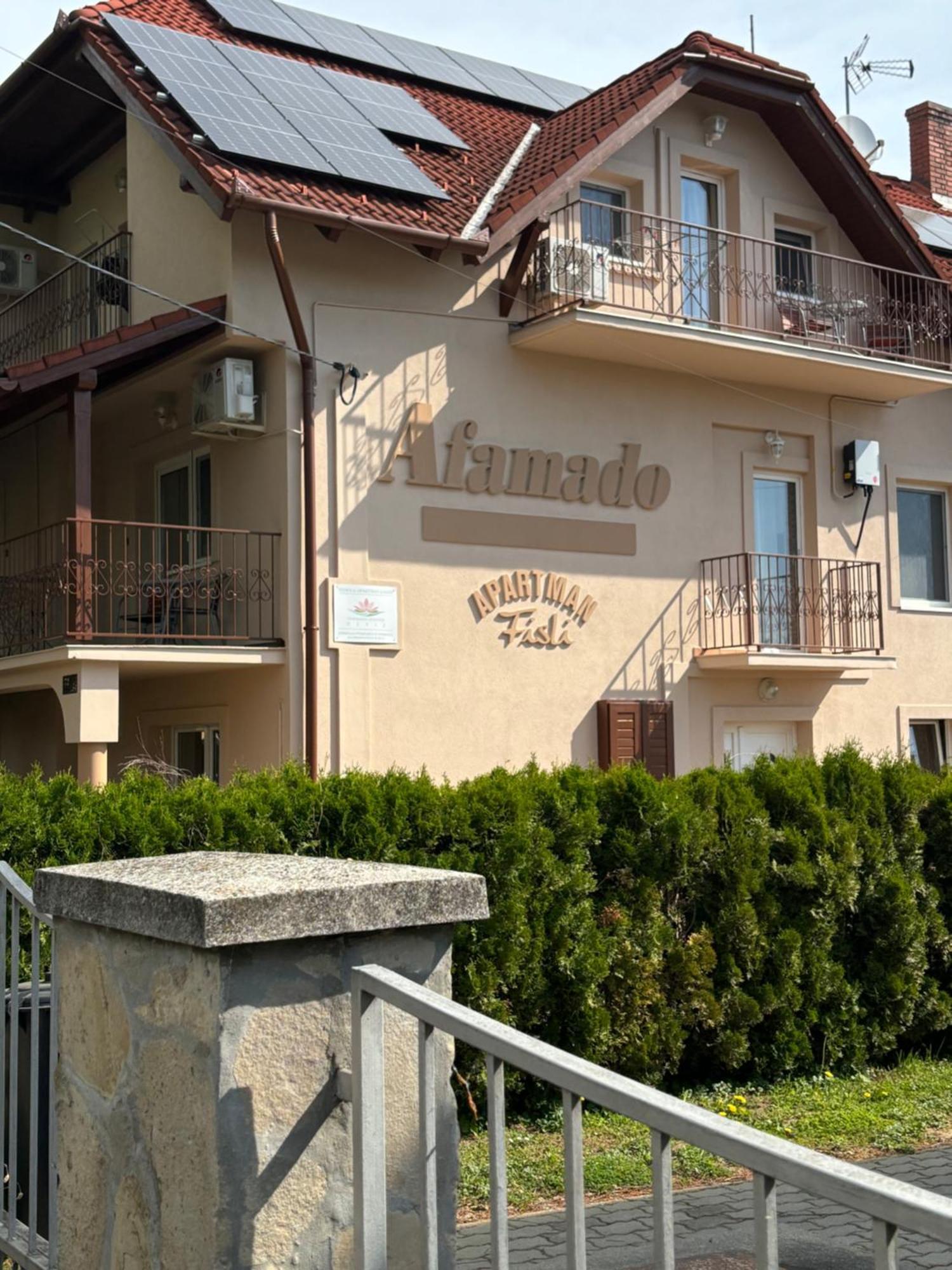Afamado Apartman Fisli Heviz Luaran gambar